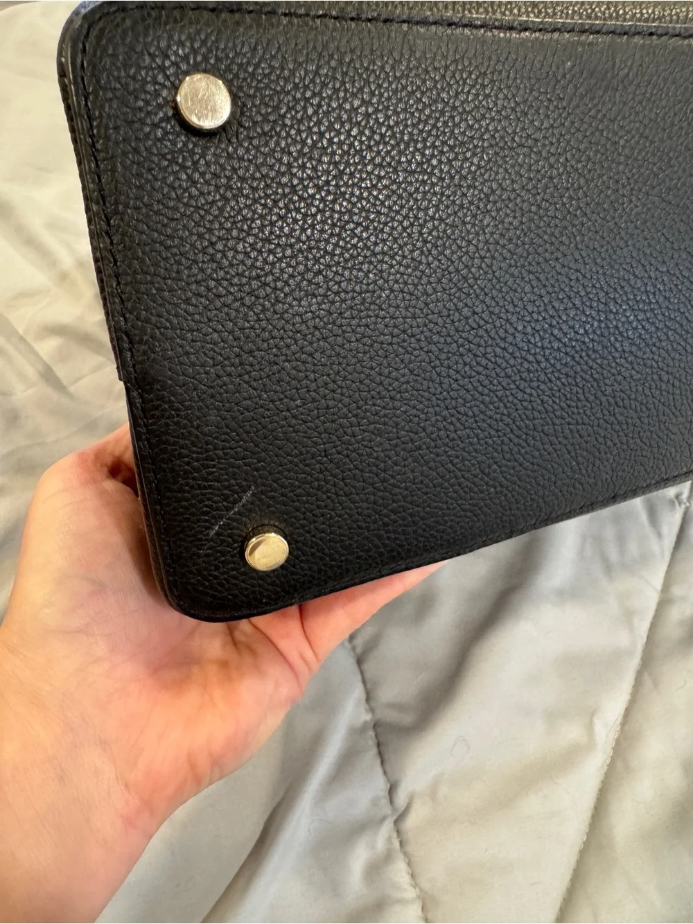 kate spade New York Jordyn Large Work Tote with gold chain straps